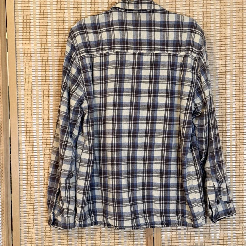 Boston Traders Men's L Fleece Lined Button Up Shirt Jacket Shacket Western Ranch